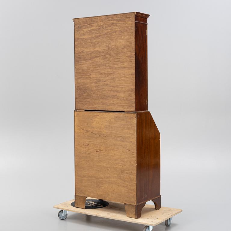 A mahogany writing cabinet, 20th Century.
