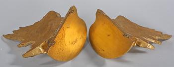 KONSOLHYLLOR, ett par, 1900-tal.