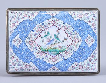 DOSA, silver samt emalj. 1900-tal.