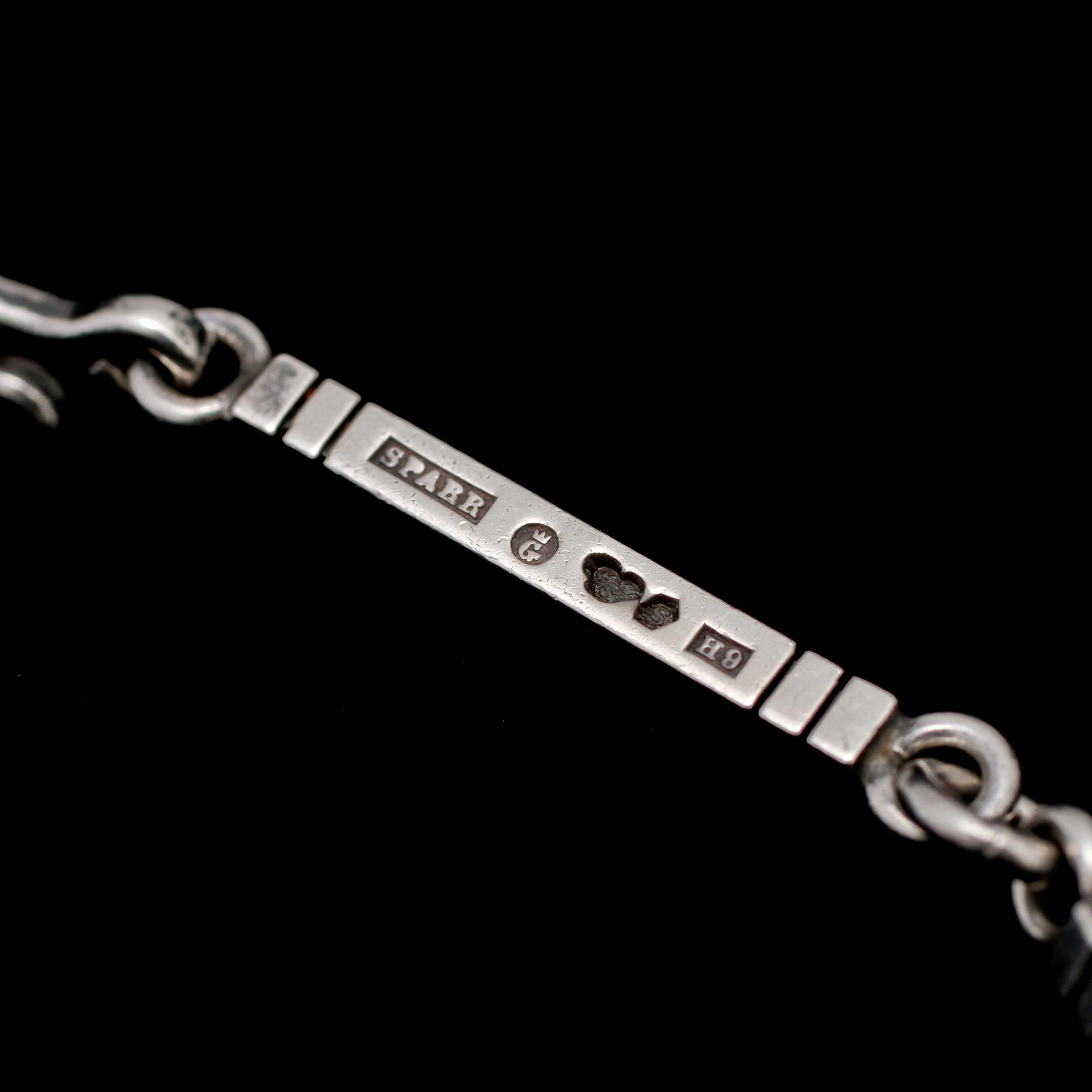 COLLIER, silver, Silversmedjan Sparrhornet, Göteborg, 1958. Vikt 24 g.