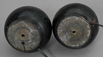 BOWLINGKLOTLAMPOR, sannolikt New England, troligen, 1900-talets början.