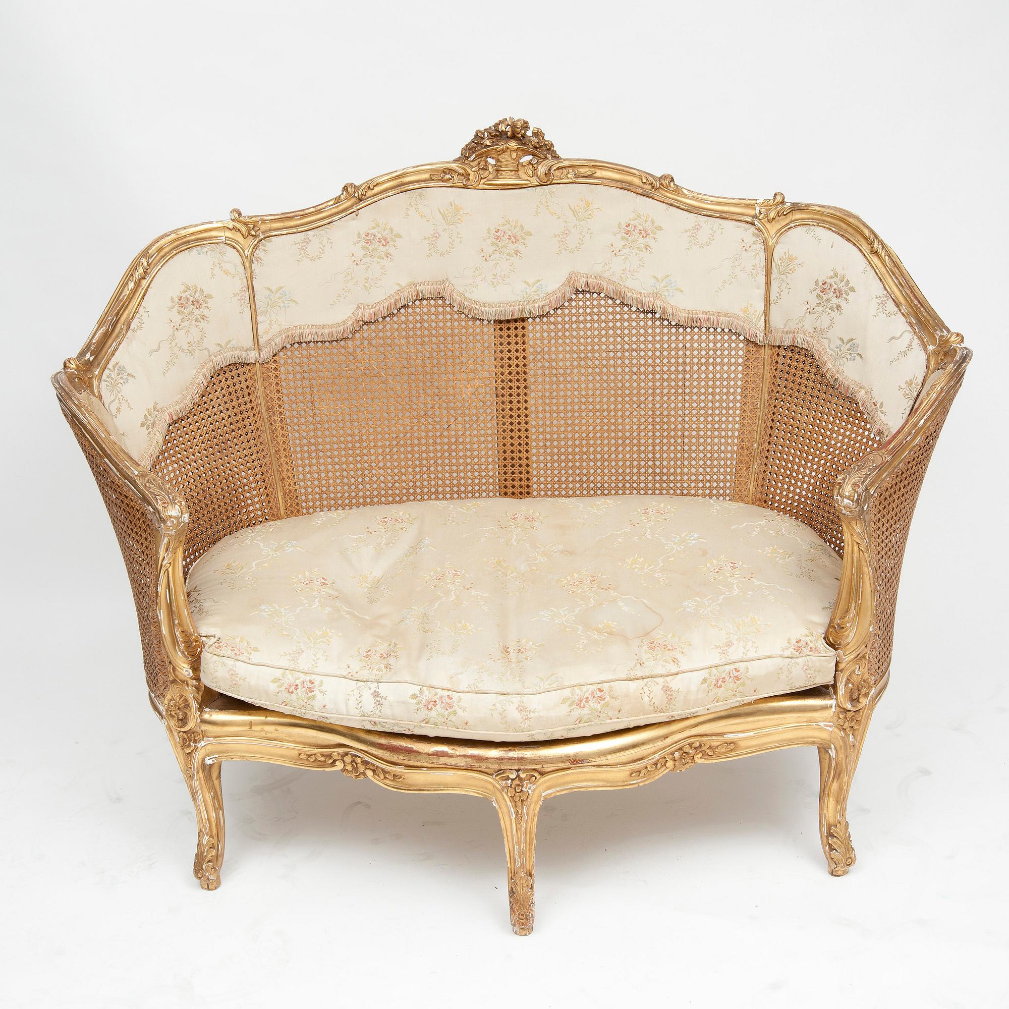 SOFFA, rokokostil, 1900-talets början.