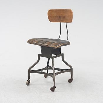 Verkstadsstol,  Toledo Metal furniture, USA, 1900-tal.