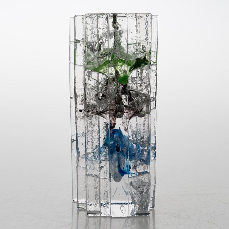 HELENA TYNELL, a 'Forest' sculpture signed Helena Tynell Riihimäen Lasi Oy.