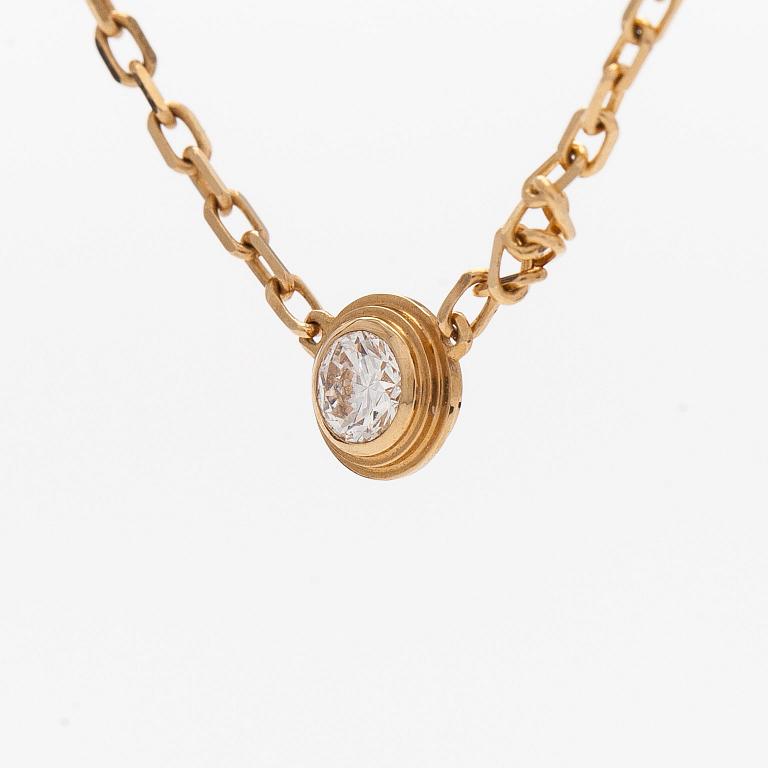 Cartier, kaulakoru, "d'Amour", 18K kultaa ja timantti n 0.09 ct.