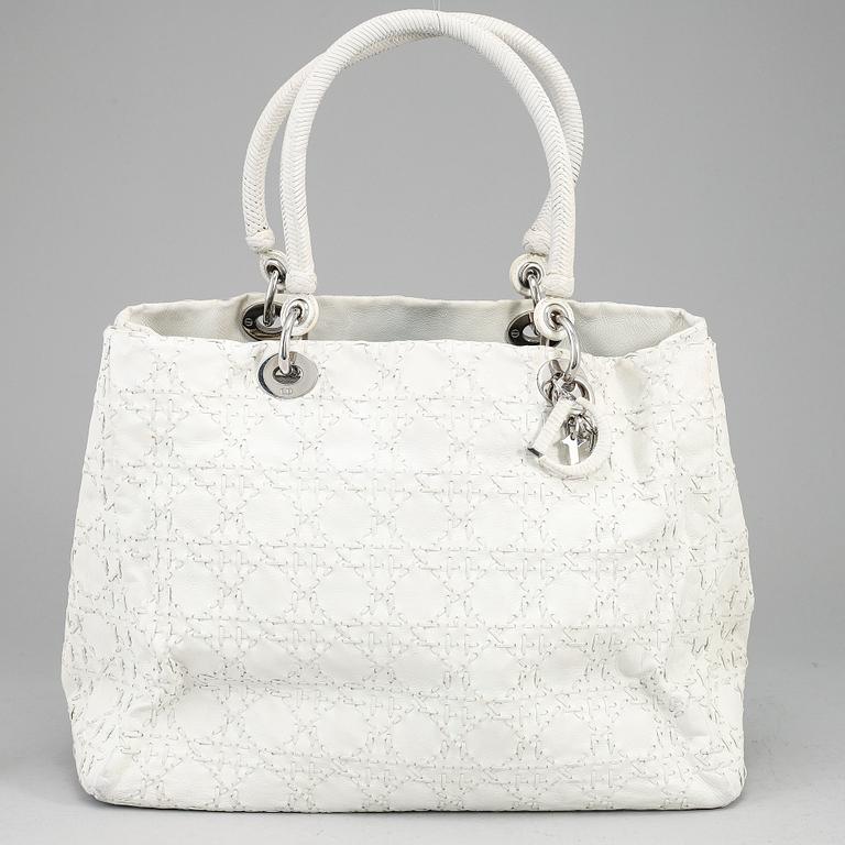 CHRISTIAN DIOR, 'Cannage Leather Tote Bag'.