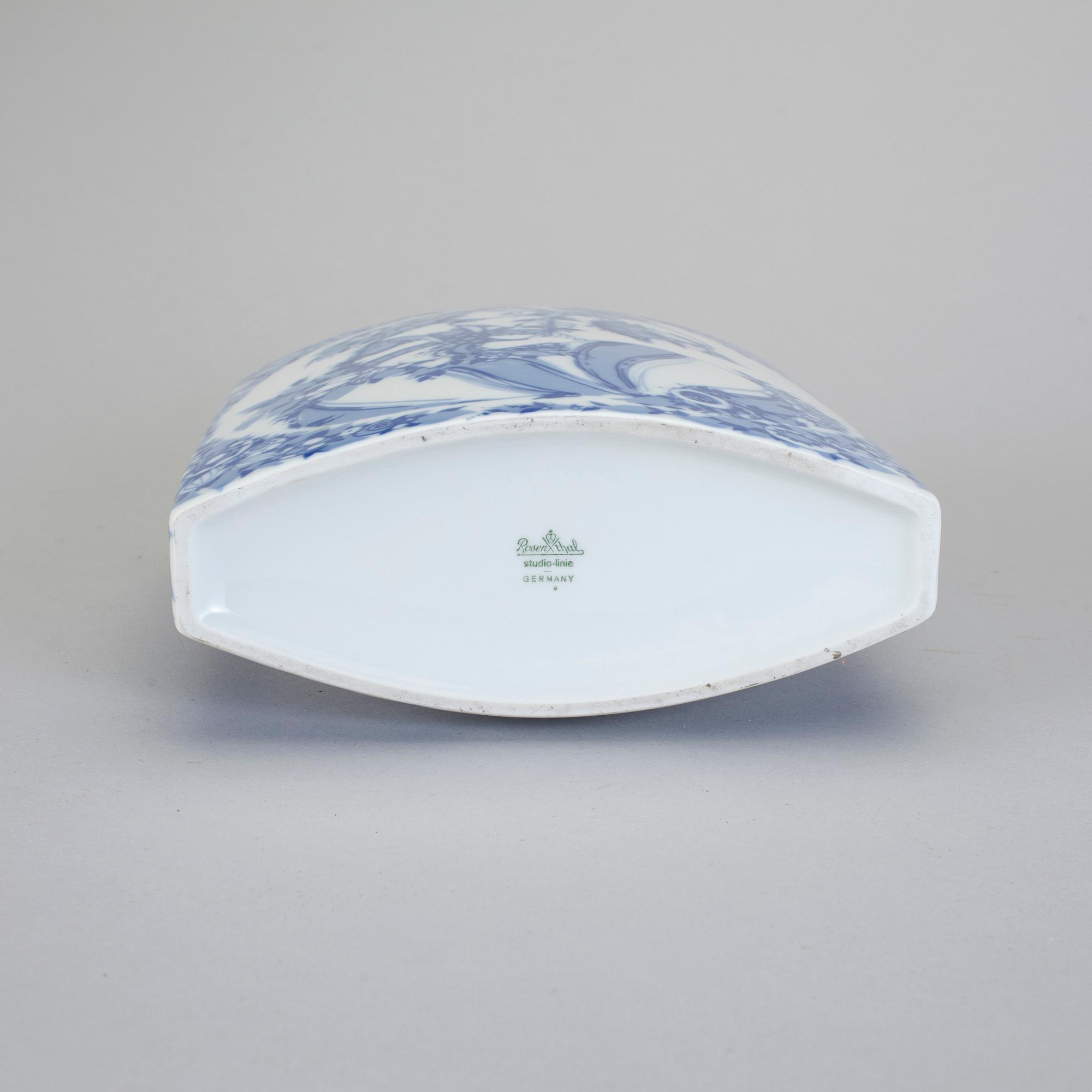 VAS, porslin, Björn Wiinblad, Studio-line, Rosenthal, 1986.