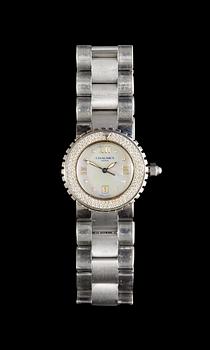 1128. A Chaumet 'Class One' diamond ladie's wrist watch.