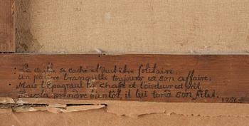 A Swedish decoupage, dated 1751.