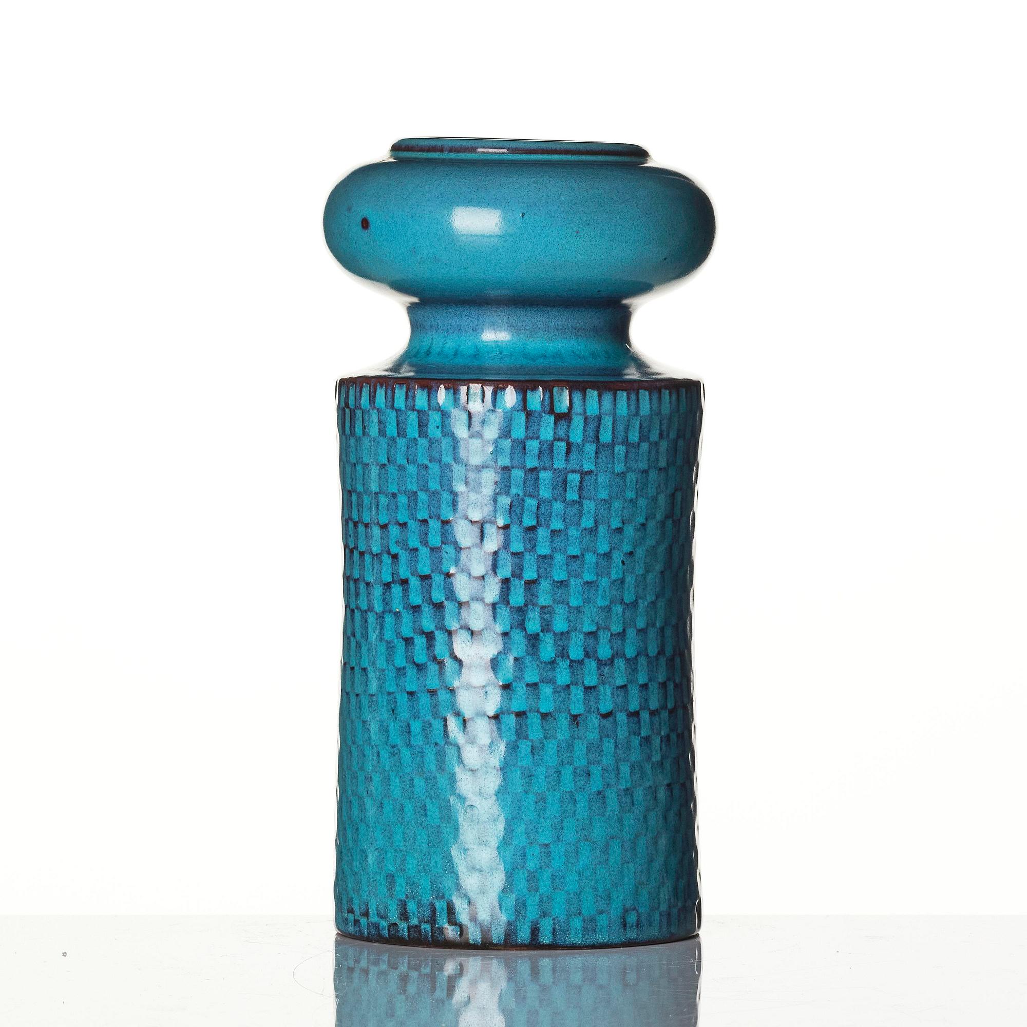 Stig Lindberg, a stoneware vase, Gustavsberg Studio 1964.