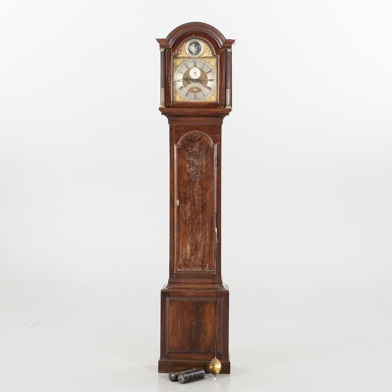 A Grandfathers clock, England 19th century,