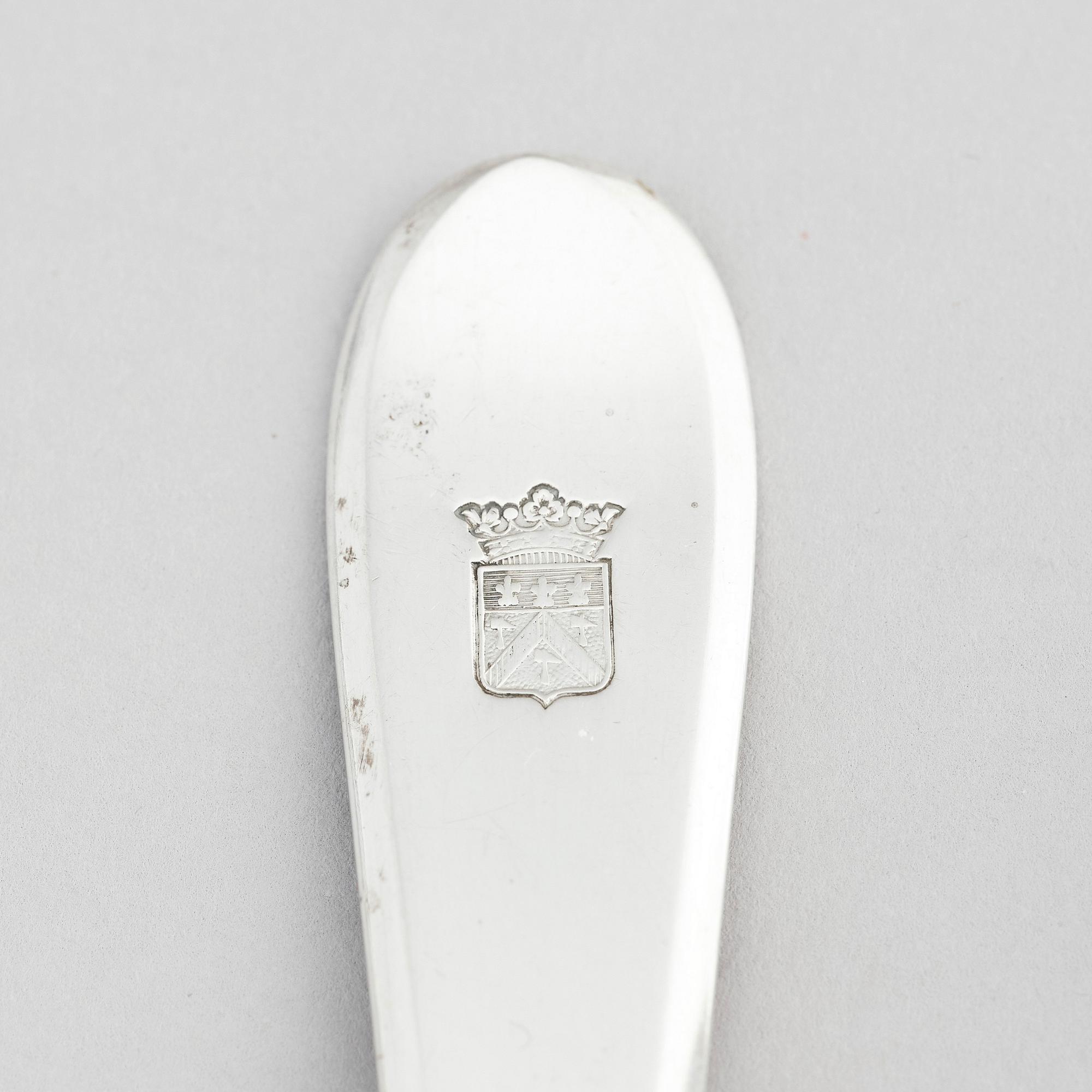 Atelier Borgila, bestickservis, 135 delar silver, Stockholm 1944.