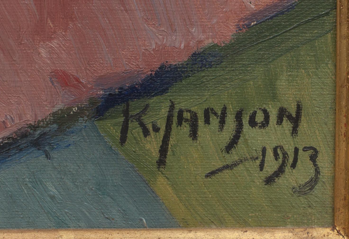 KNUT JANSON, olja på duk, signerad och daterad 1913.