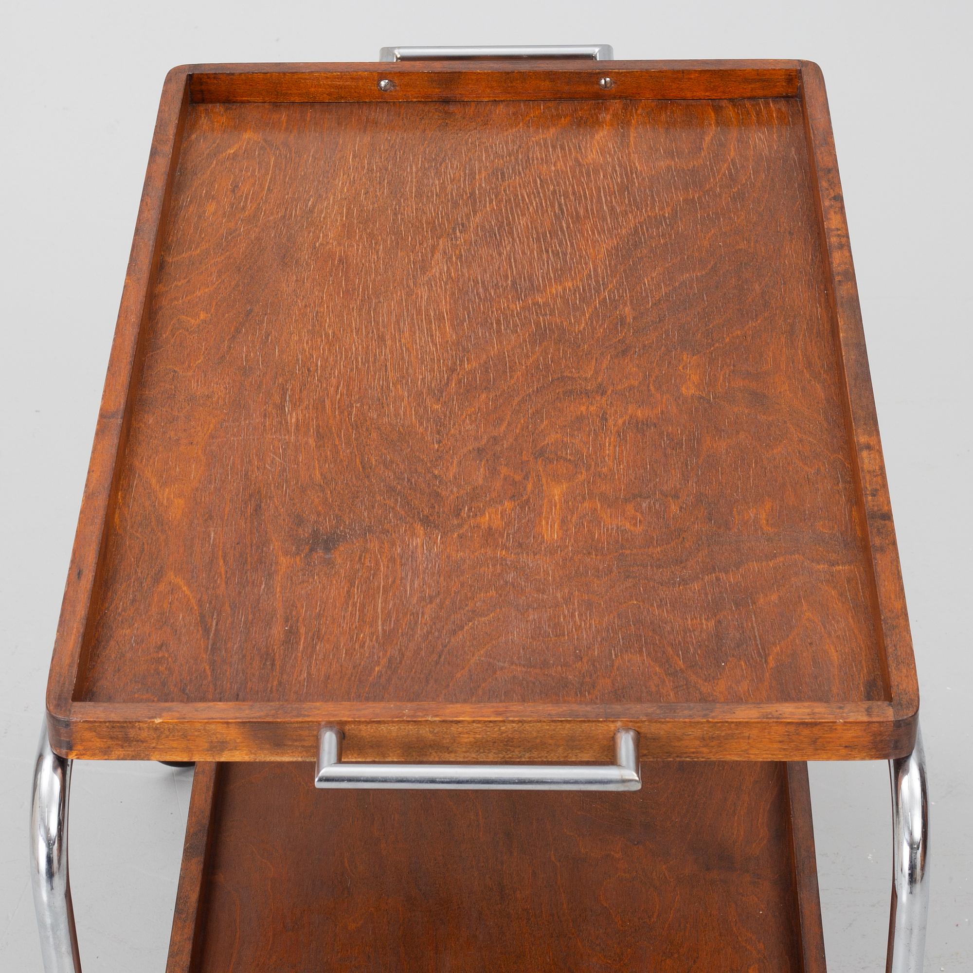 Serving trolley, Functionalist, 1930s.
