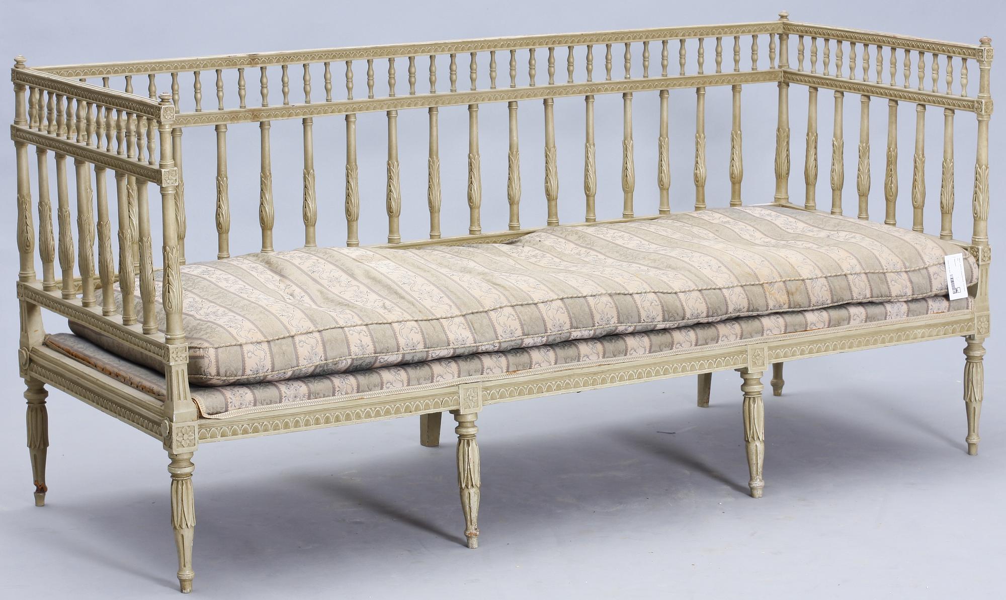 SOFFA, sengustaviansk, 1700-talets slut.