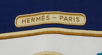 SCARF, siden, "Caraïbes", Christiane Vauzelles, Hermès.