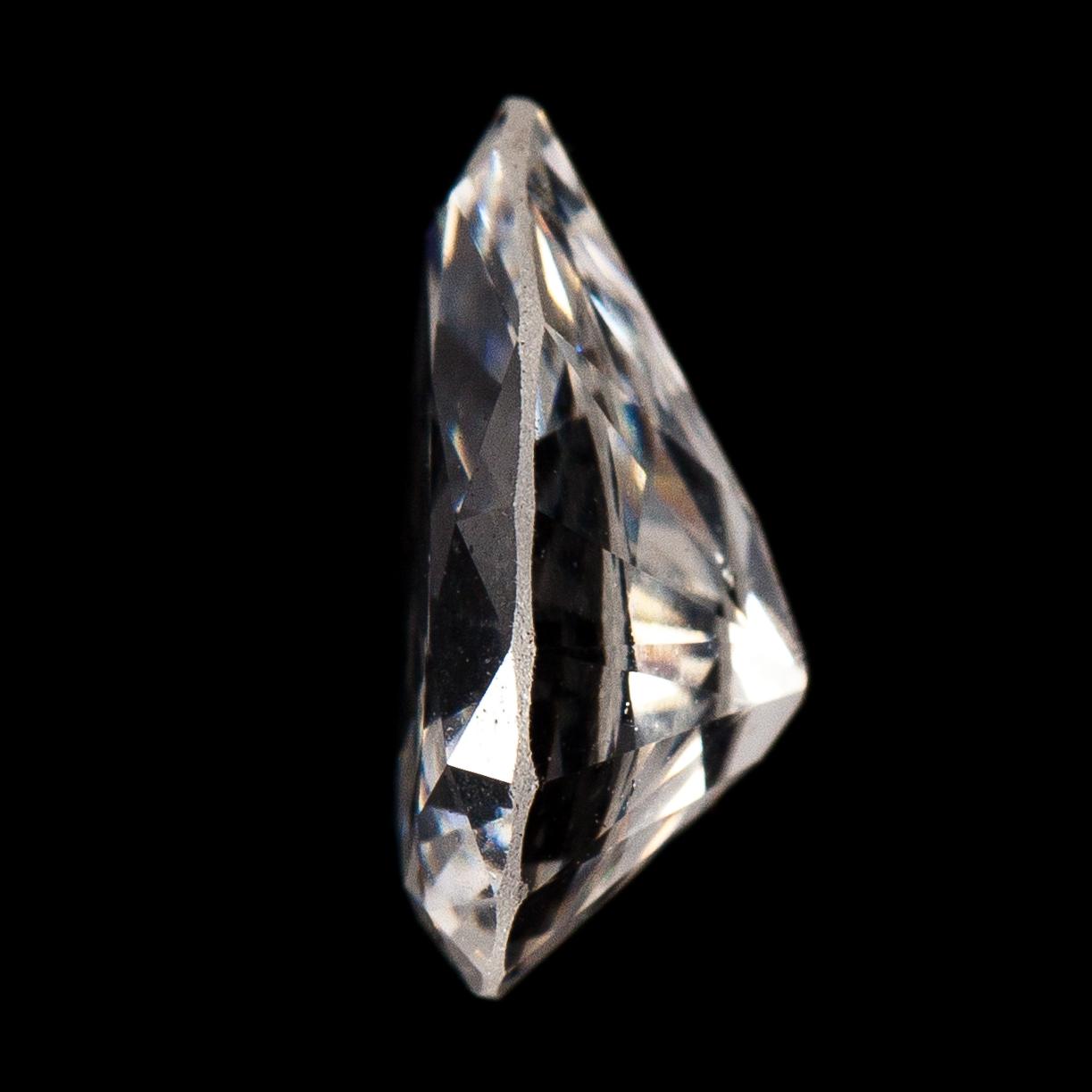 A pear-cut diamond ca. 1.05 ct.