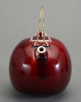 TEKANNA, stengods. Gösta Grähs, Rörstrand, 1986.