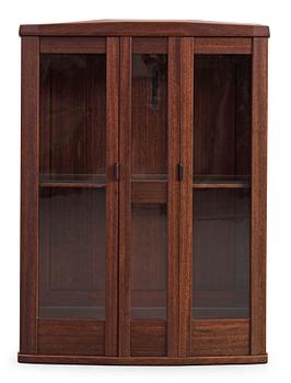 580. A Mats David Gahrn African beech wall cabinet,