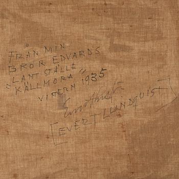 Evert Lundquist, "Vinterlandskap".