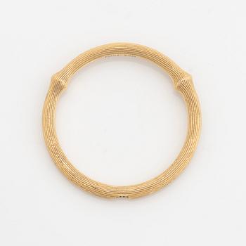 An 18K gold Ole Lynggaard ring "Nature" no 2.