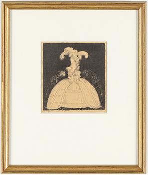 JOHN BAUER, 10 litografier, ur sviten "Troll", osignerade.