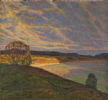 592. Ellen Trotzig, View from Vik, Skåne.