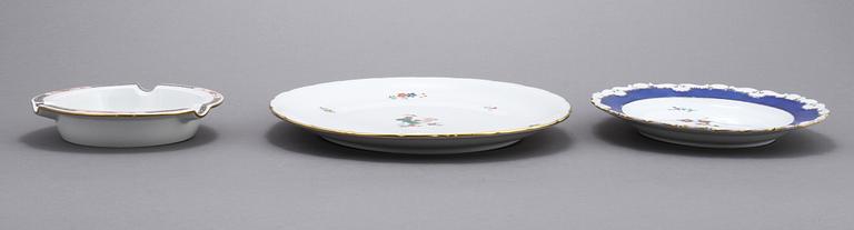 PARTI PORSLIN, 5 delar, Meissen, 1900-tal.