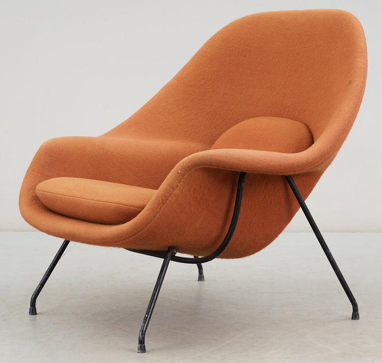 EERO SAARINEN, fåtölj, "Womb chair", Knoll International, modell 70.