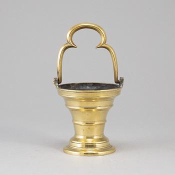 A bronze Holy Water bowl, 16th/17th century.