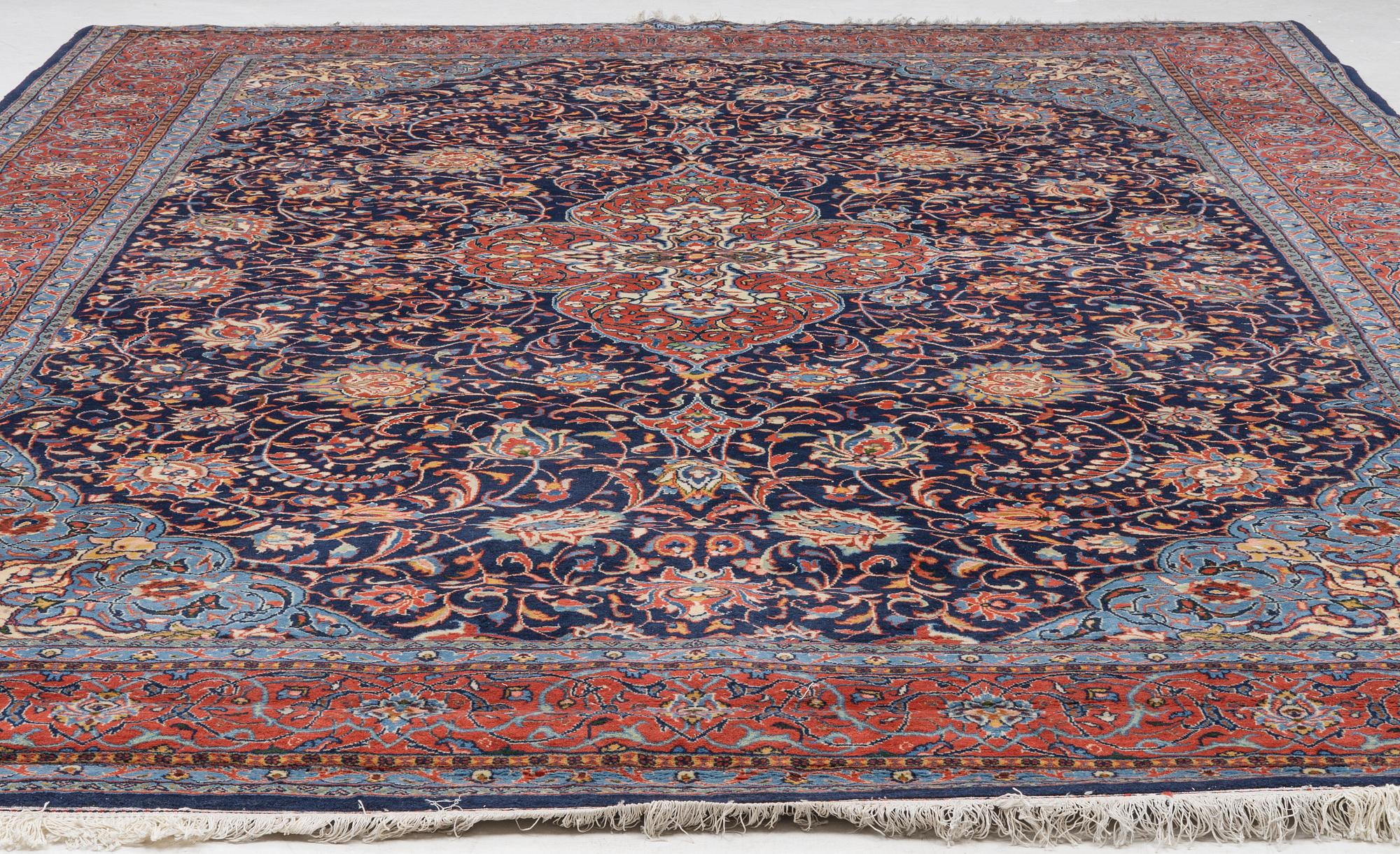Carpet, Sarouk, approx. 425 x 295 cm.