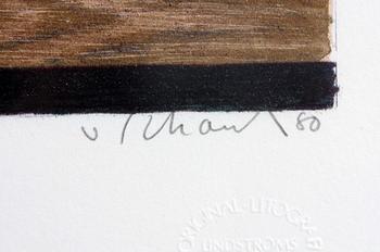 PHILIP VON SCHANTZ, akvatint, sign o dat -80.