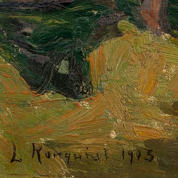 LOTTEN RÖNQUIST, olja på duk, signerad och daterad 1903.