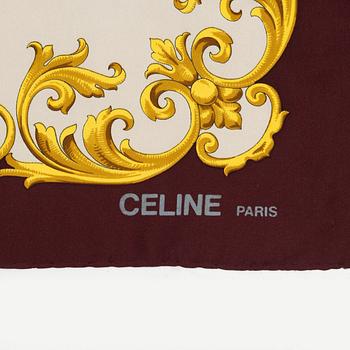 Céline, two silk scarves.