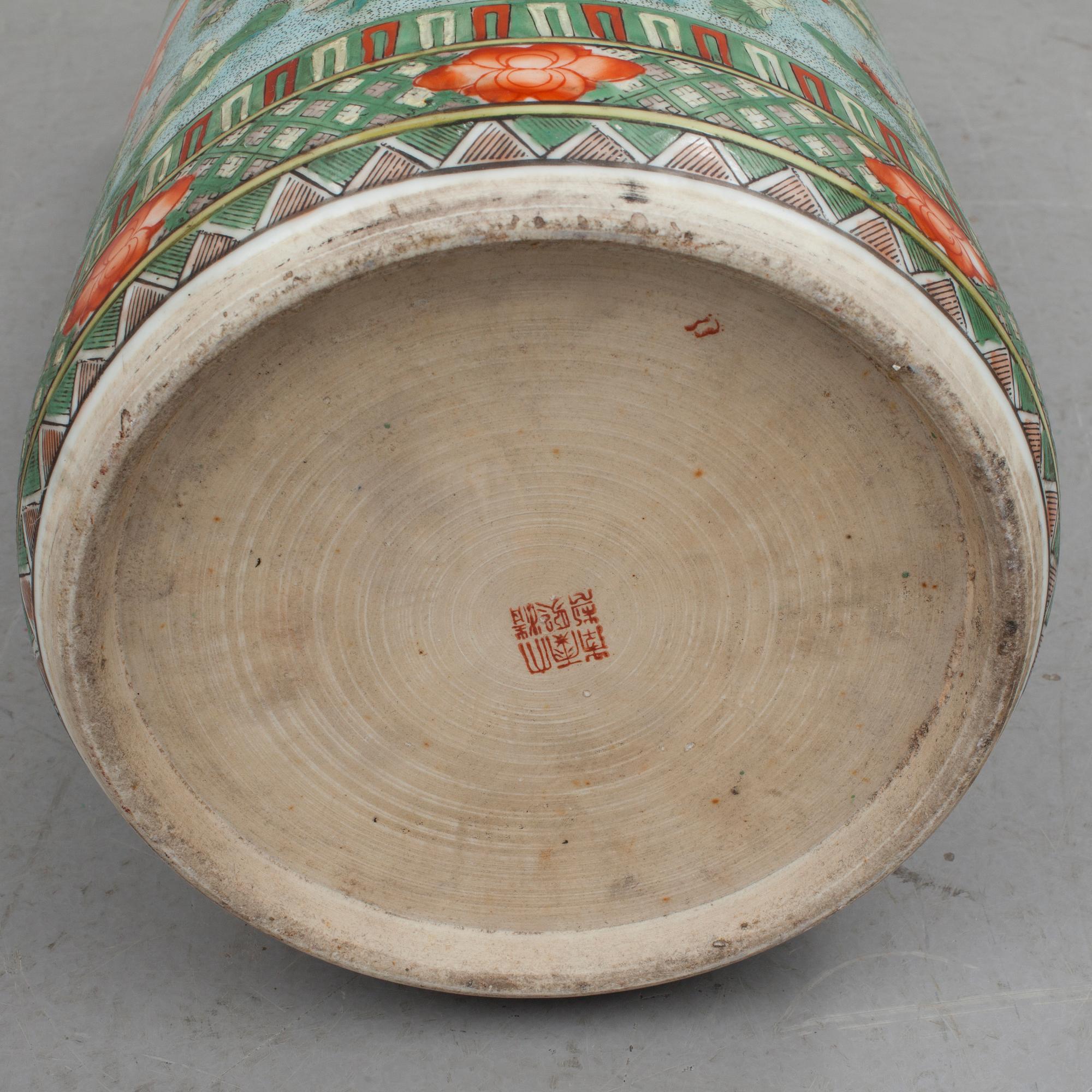 PARAPLYSTÄLL, porslin, Kina, modern tillverkning.