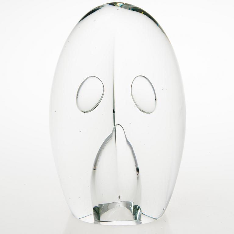TIMO SARPANEVA,  a 'Claritas' glass sculpture, signed Timo Sarpaneva, Iittala 1984 C958.
