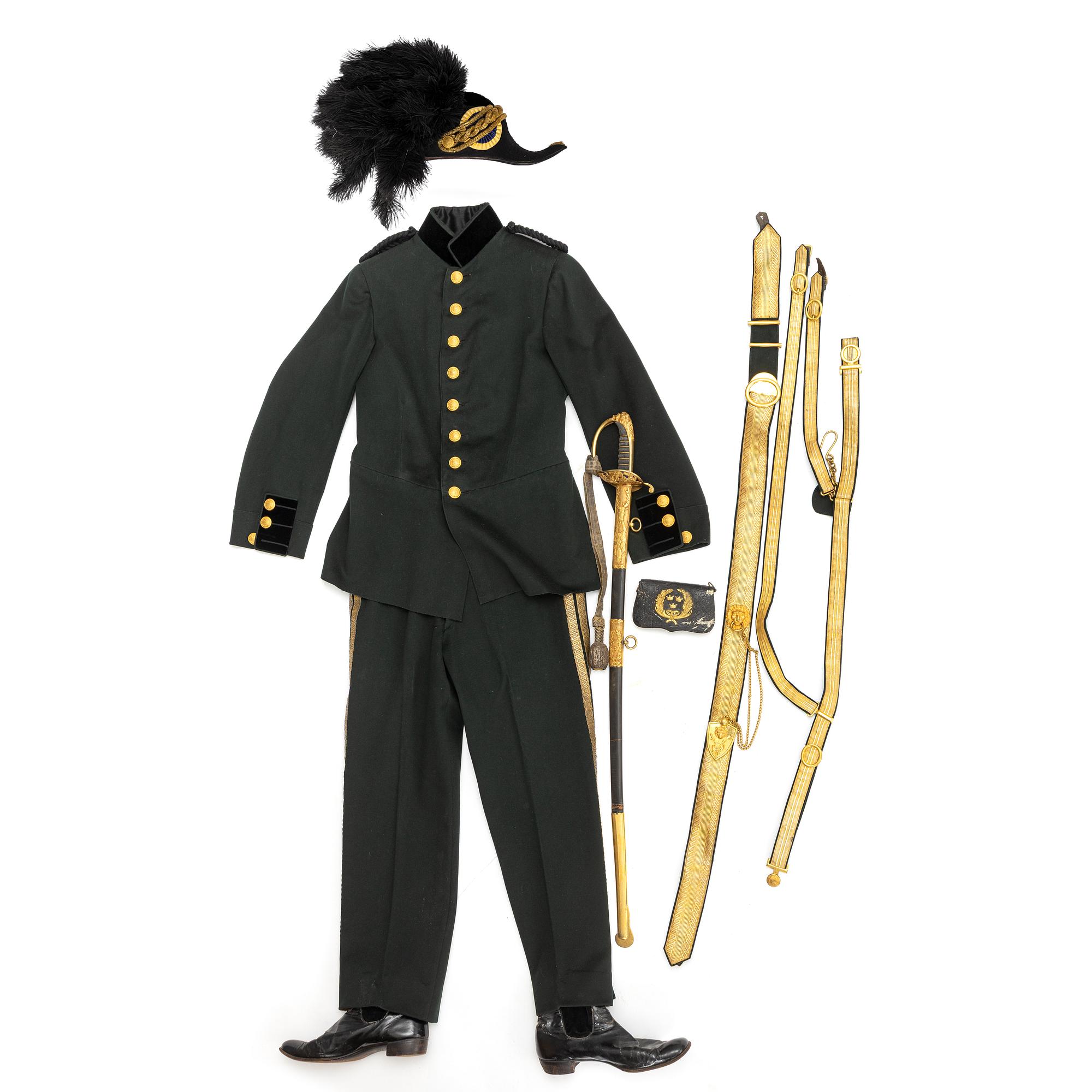Uniform for a forester, dated 1901.