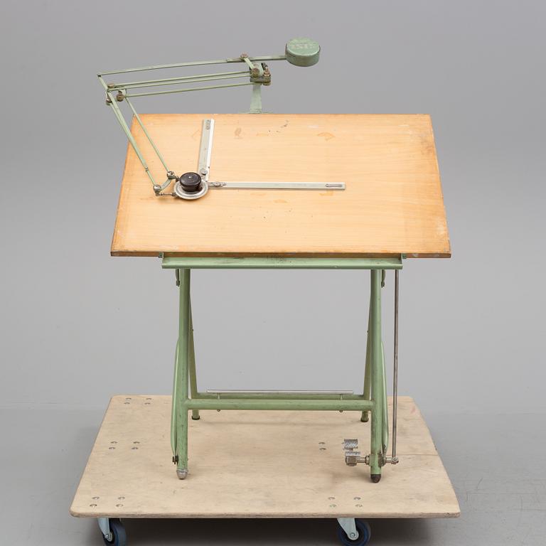 A drawing table from Schmidt & Haensch ISIS, West Berlin, mid 20th Century.