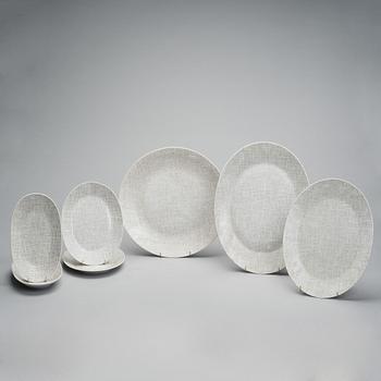 MATSERVIS, 78 delar, porslin, " Form 2000", Richard S. Latham & Raymond Loewy, Rosenthal 1900-talets mitt.
