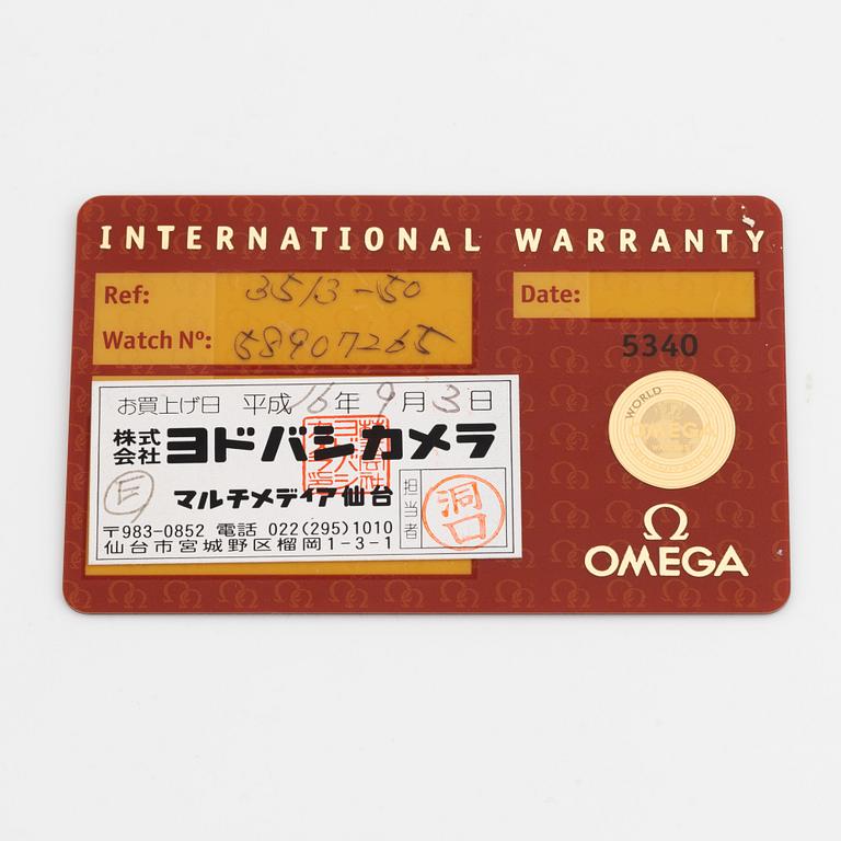 Omega, Speedmaster, Date, chronograph, wristwatch, 39 mm.