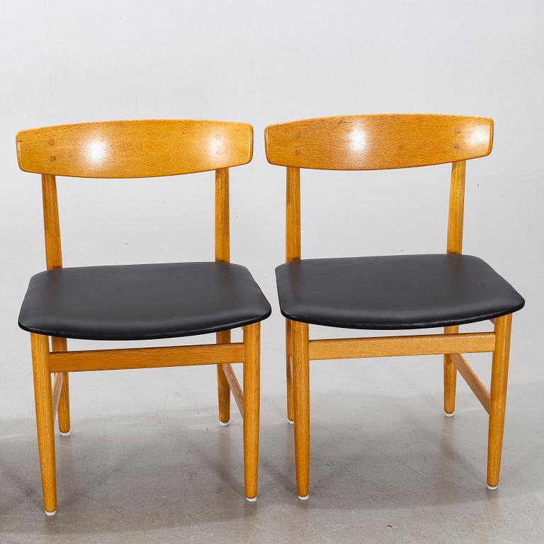 BØRGE MOGENSEN, four chairs, for Karl Andersson och Söner, second half of the 20th century.