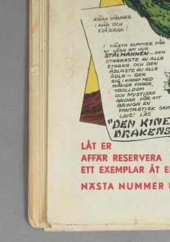 SERIETIDNING, Stålmannen, nr 1, sept-okt. 1949.