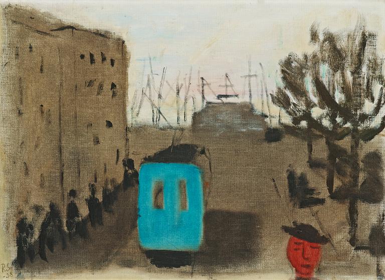 Ragnar Sandberg, "Blå buss II (L:a Bommen)".