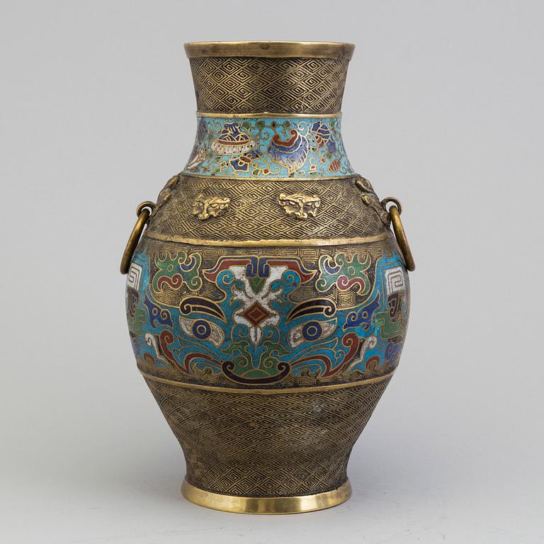 URNA, Kina, cloisonné, 1800-tal.