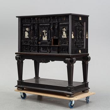 A baroque style cabinett, 19th century.