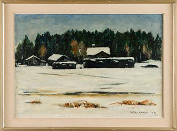 Mikko Laasio, Cottages in Winter.