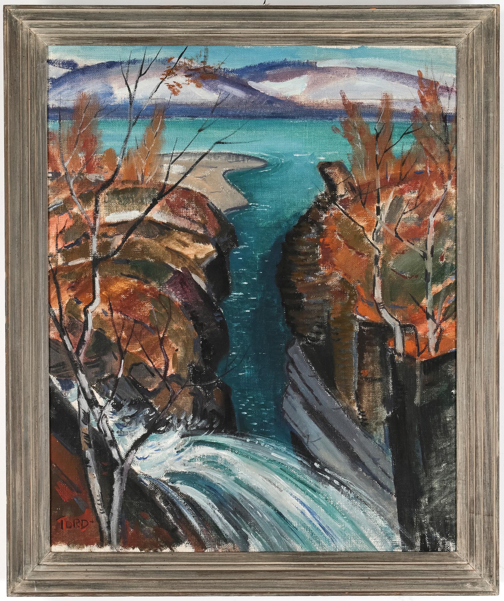 TORD LEANDER-ENGSTRÖM, olja på duk, signerad.