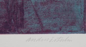 ANDERS ÖSTERLIN, färgserigrafi, signerad och numrerad 70/95.