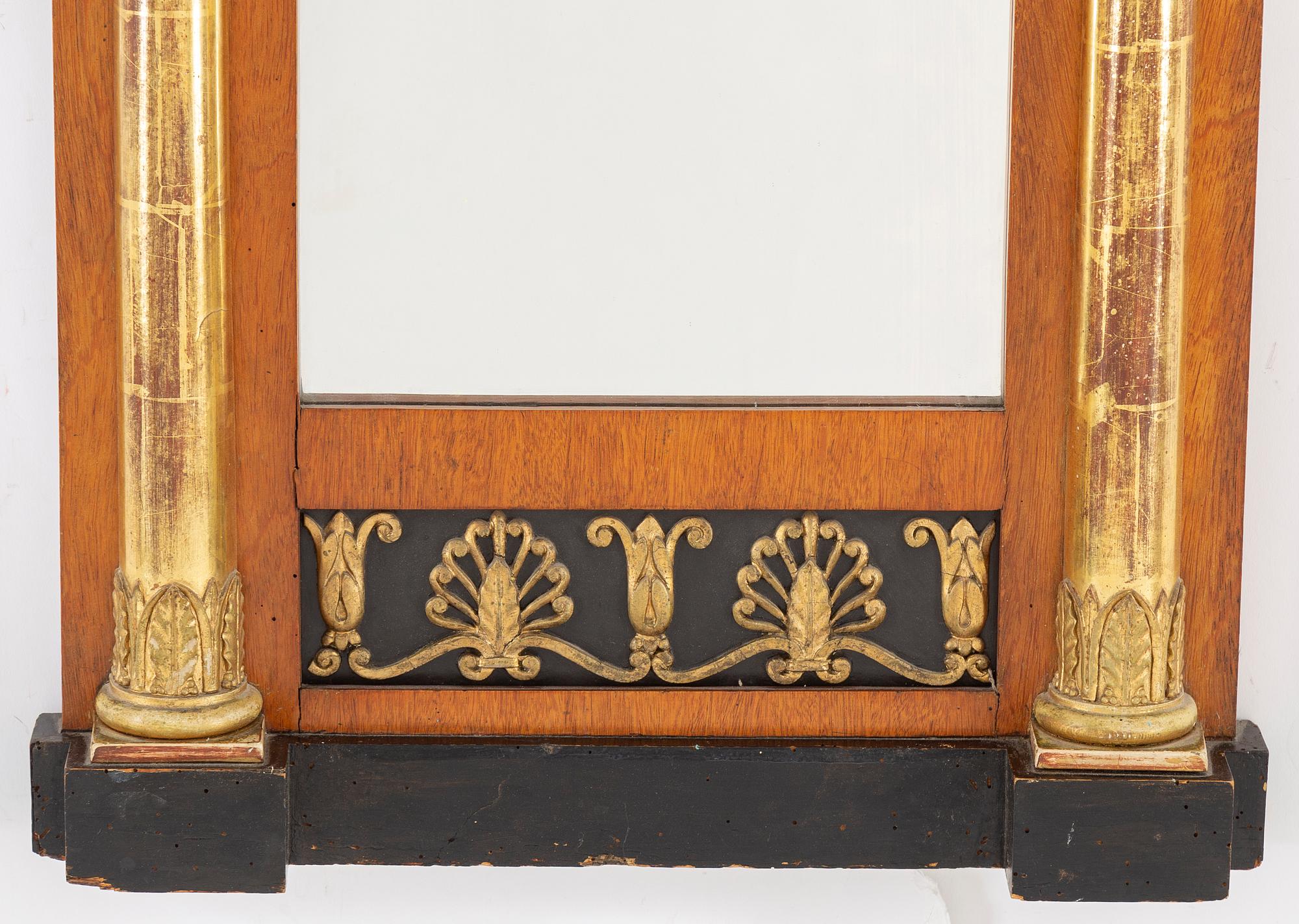 SPEGEL OCH KONSOLBORD svensk empire, Karl Johan, 1800-talets första hälft.