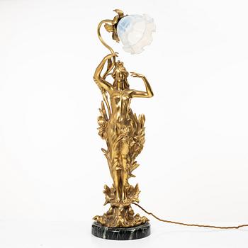 Table lamp, Art Nouveau style, 20th century.